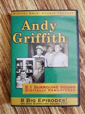 Andy Griffith 8-Episode DVD - Double Feature Black & White